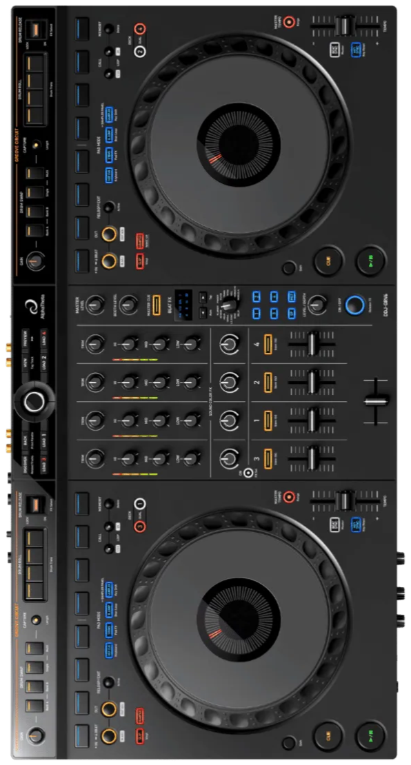 DJ Beaker at the turntables